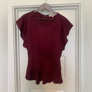 Loft peplum top